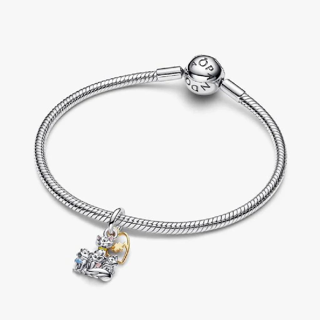 Pandora : Disney Aristocats Duchess & Kittens Dangle Charm - Image 3