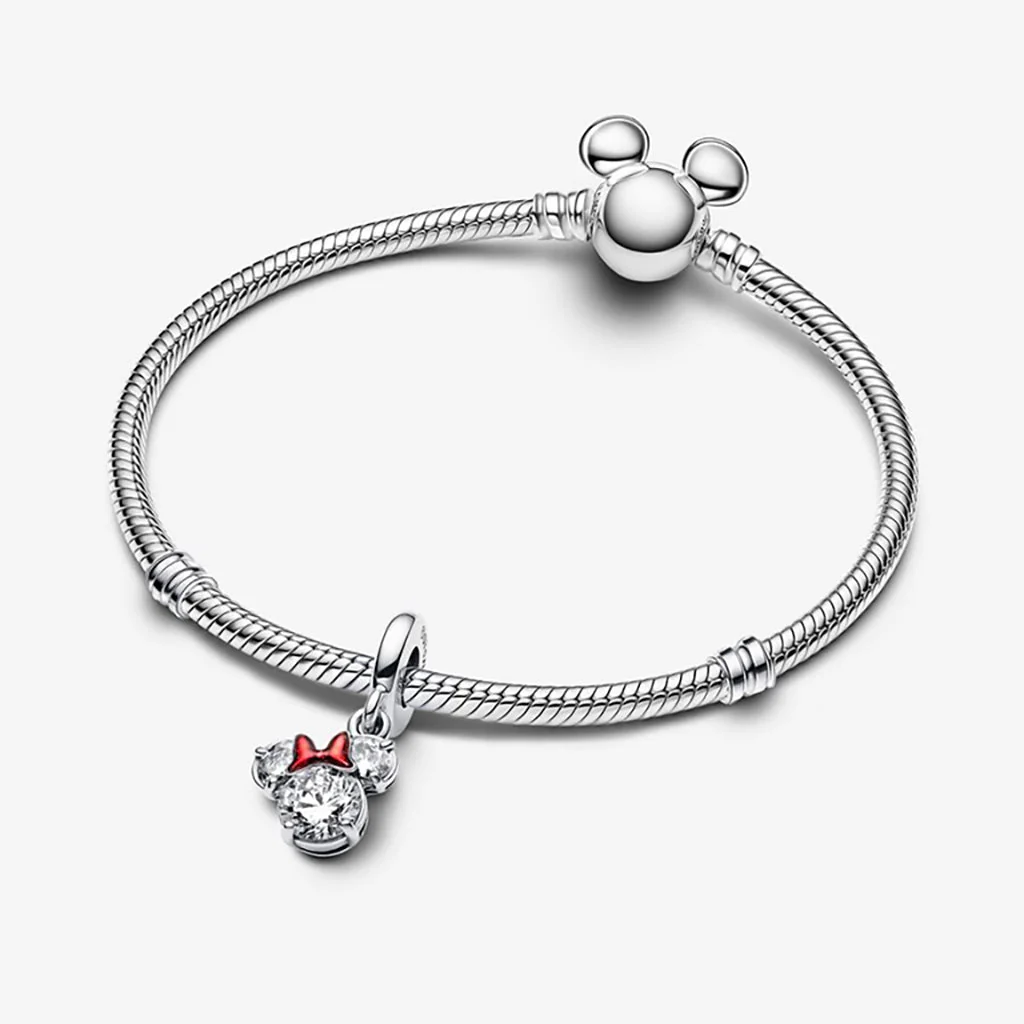 PANDORA : Disney Minnie Mouse Silhouette Dangle Charm - Image 4