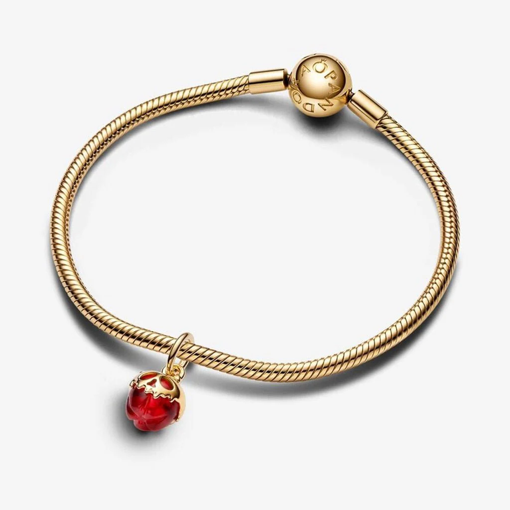 PANDORA : Disney Villains Evil Queen Apple Dangle Charm - Image 3