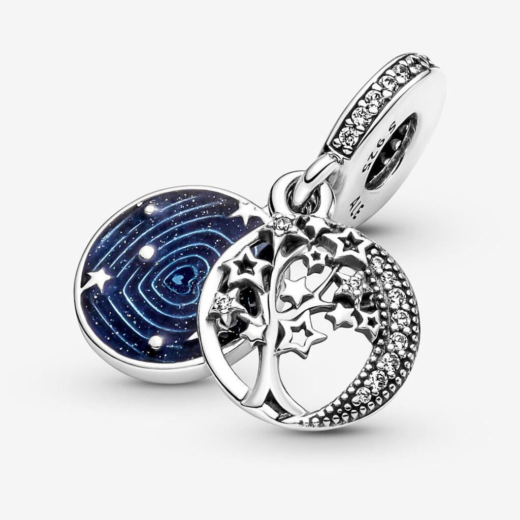 PANDORA : Double Dangle Tree & Galaxy Moon Charm - Image 6