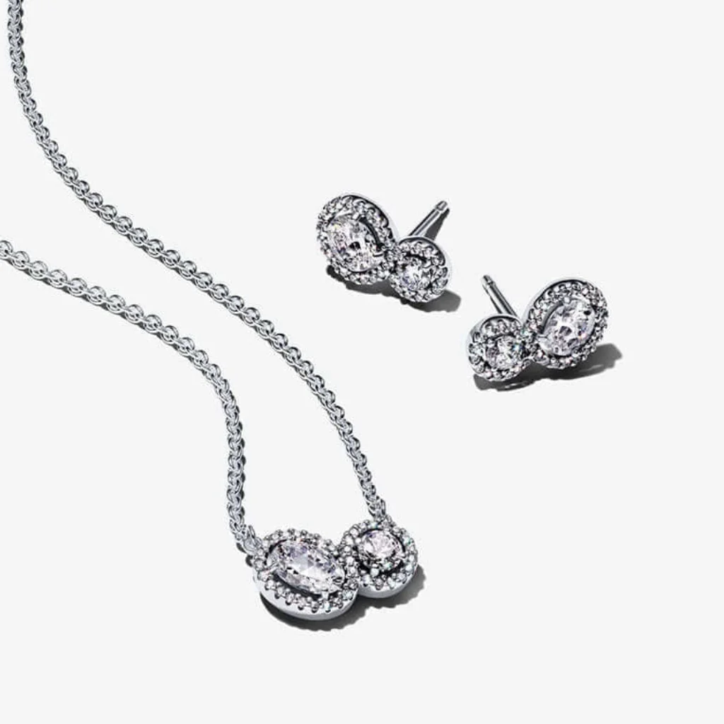 PANDORA : Double Halo Jewelry Giftset - Image 2