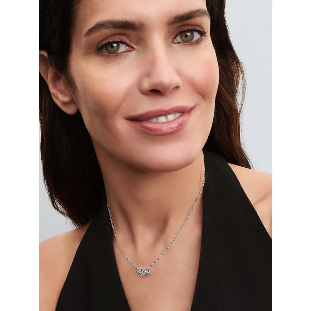 PANDORA : Embracing Halo Necklace - Image 2