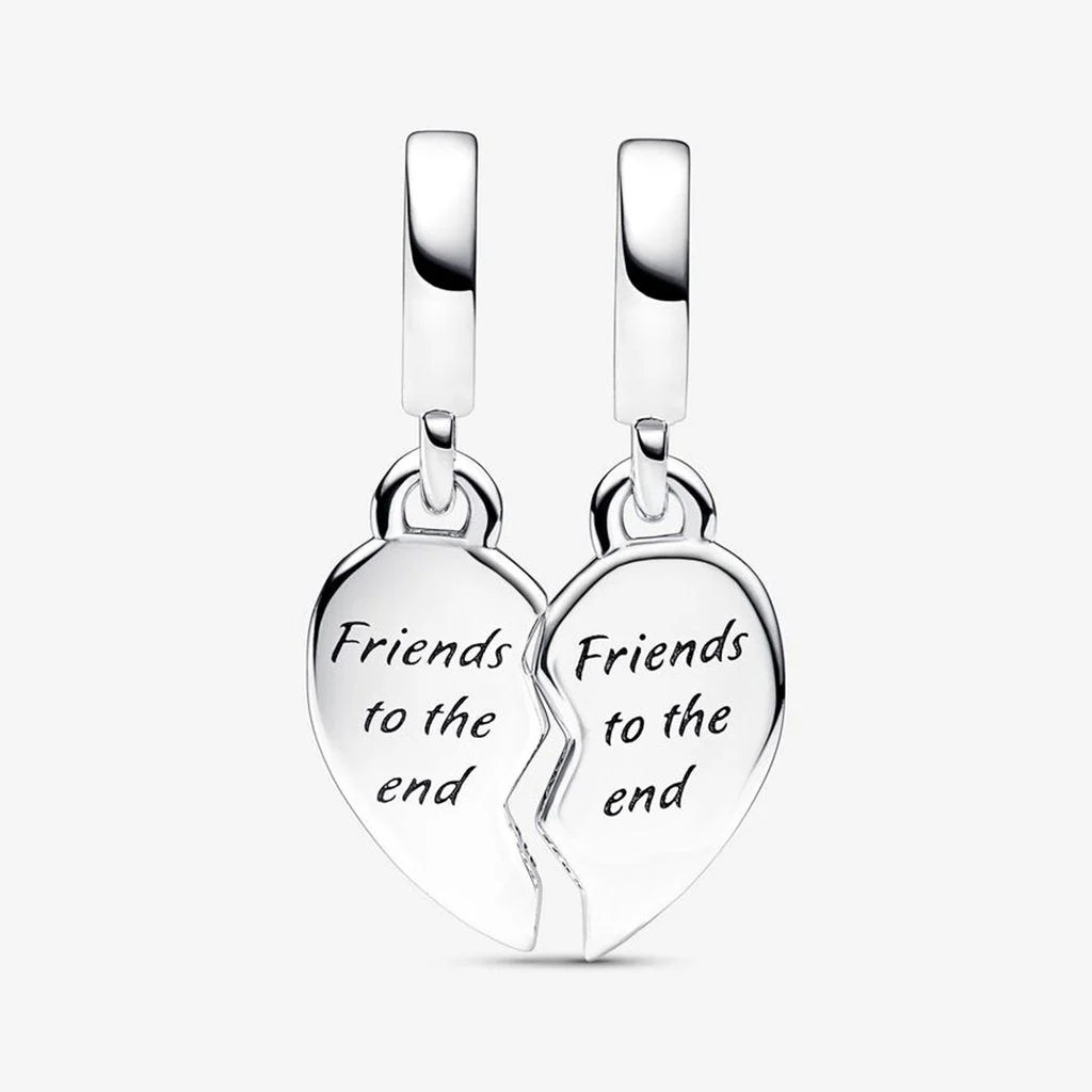 PANDORA : Friends Splittable Heart Dangle Charm - Image 2