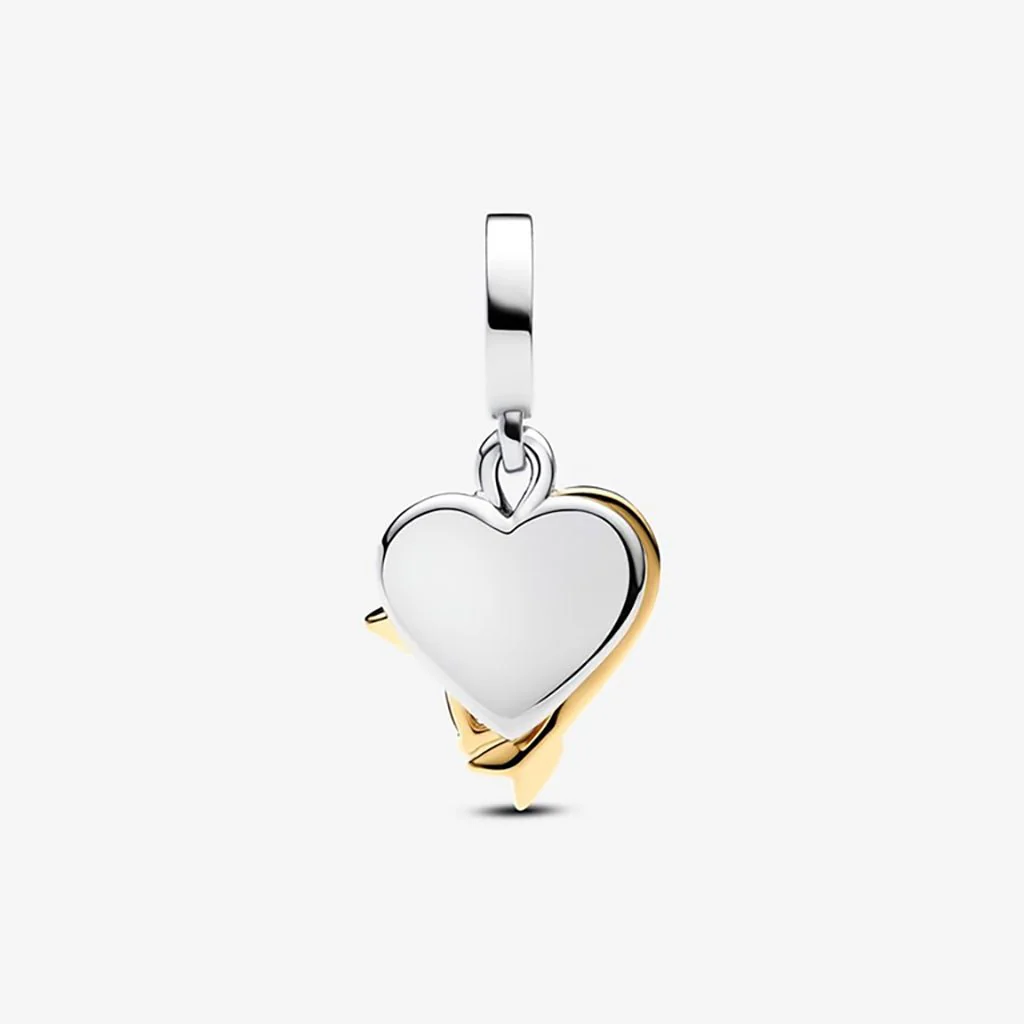 PANDORA : Heart & Arrow Double Dangle Charm - Image 2