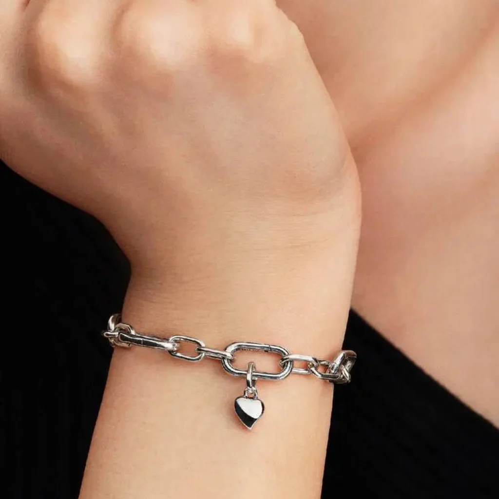 Pandora : Heart Mini Dangle Charm - Image 3