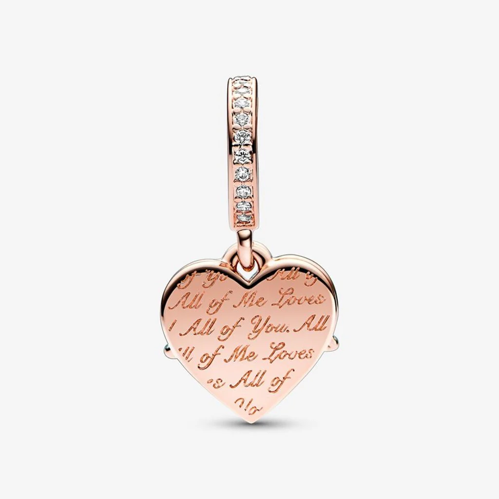 PANDORA : Heart & Mum Dangle Charm - Image 4