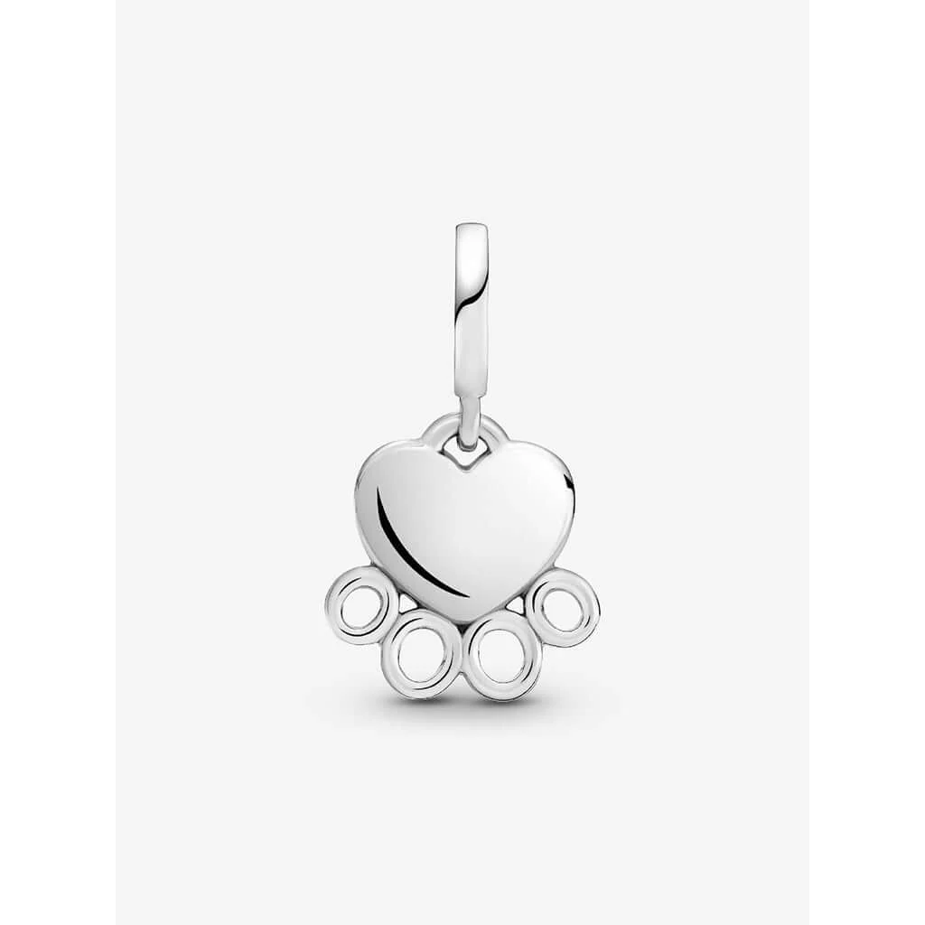 PANDORA : Hearts & Paw Print Dangle Charm - Image 2