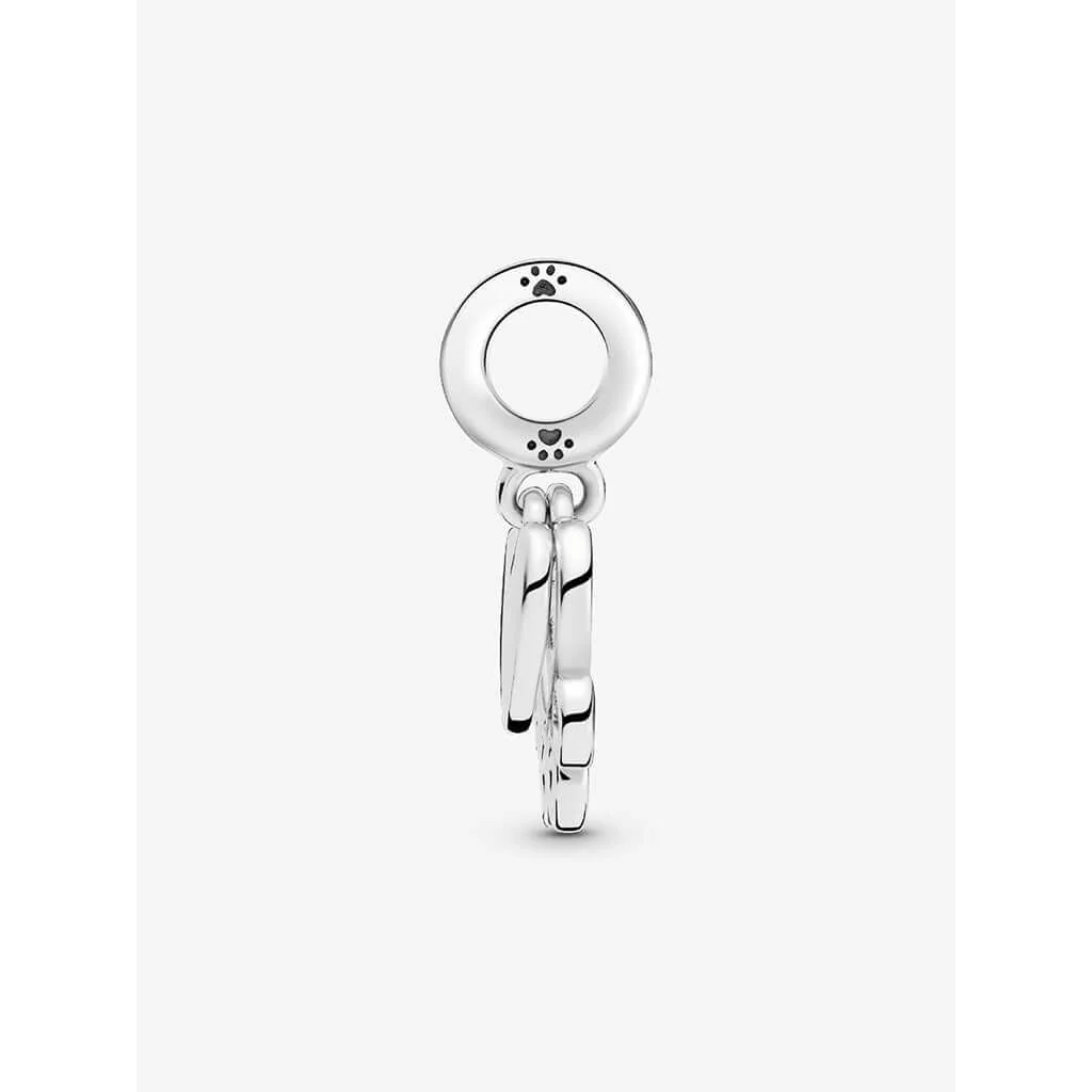 PANDORA : Hearts & Paw Print Dangle Charm - Image 5