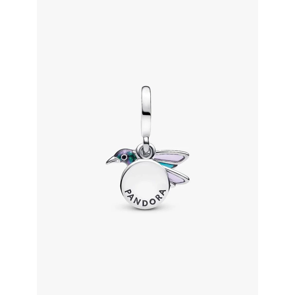 PANDORA : Hummingbird Double Dangle Charm - Image 3