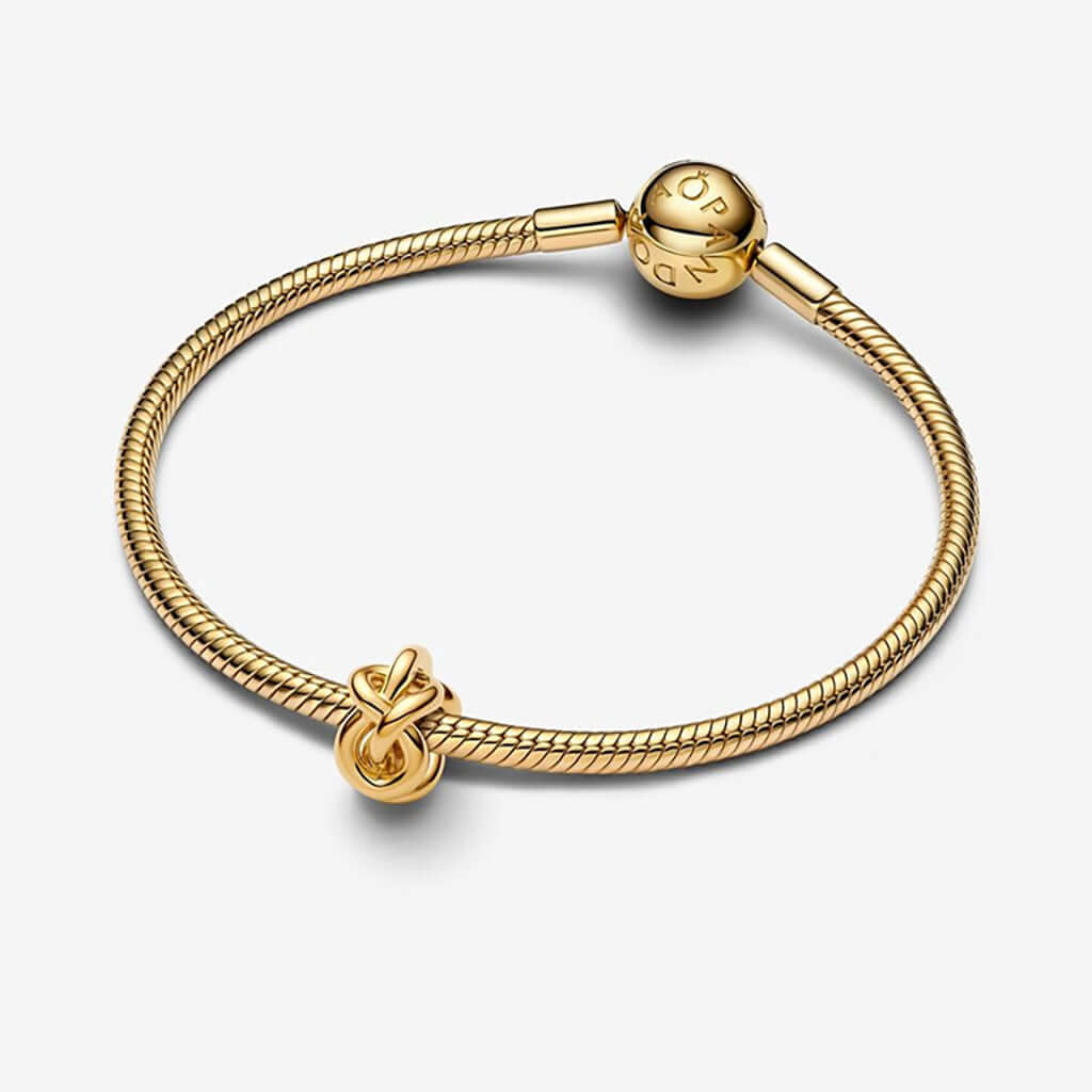 PANDORA : Infinity Knot Charm - Gold - Image 3