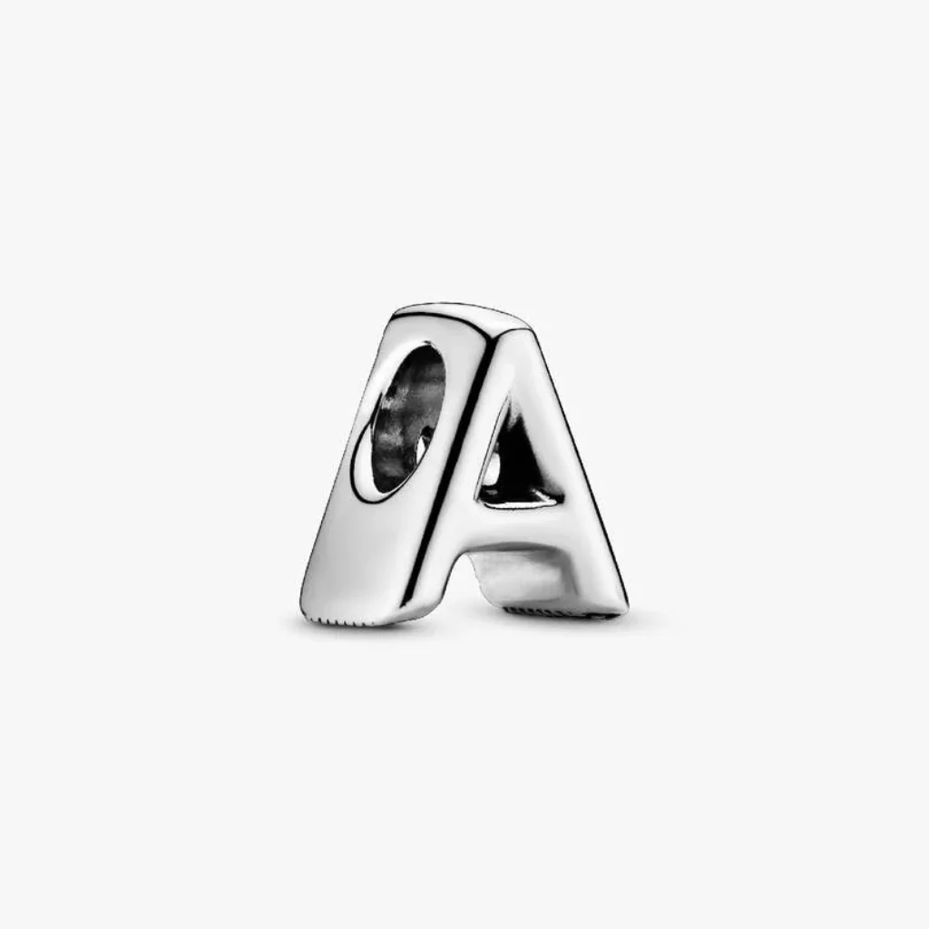 Pandora : Letter A Alphabet Charm - Sterling Silver
