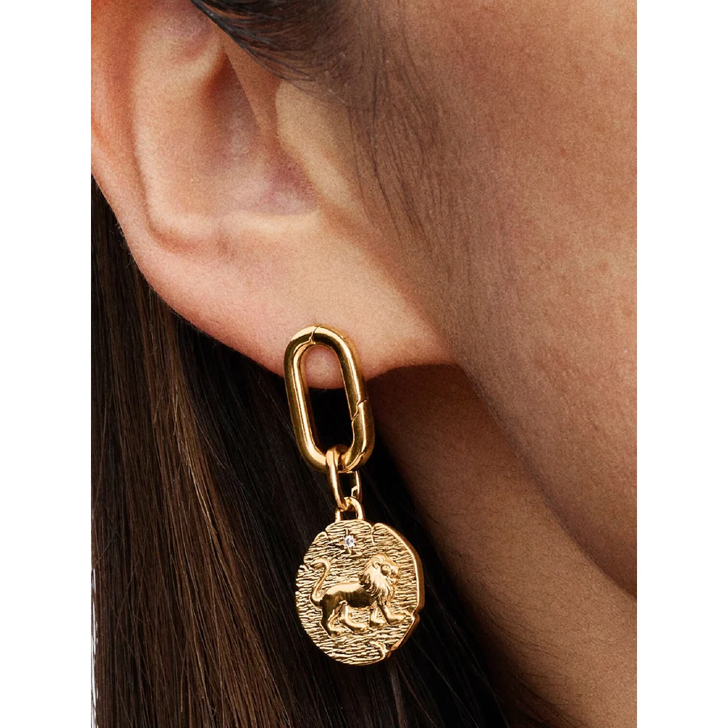 PANDORA : Lion Medallion Charm - Image 3