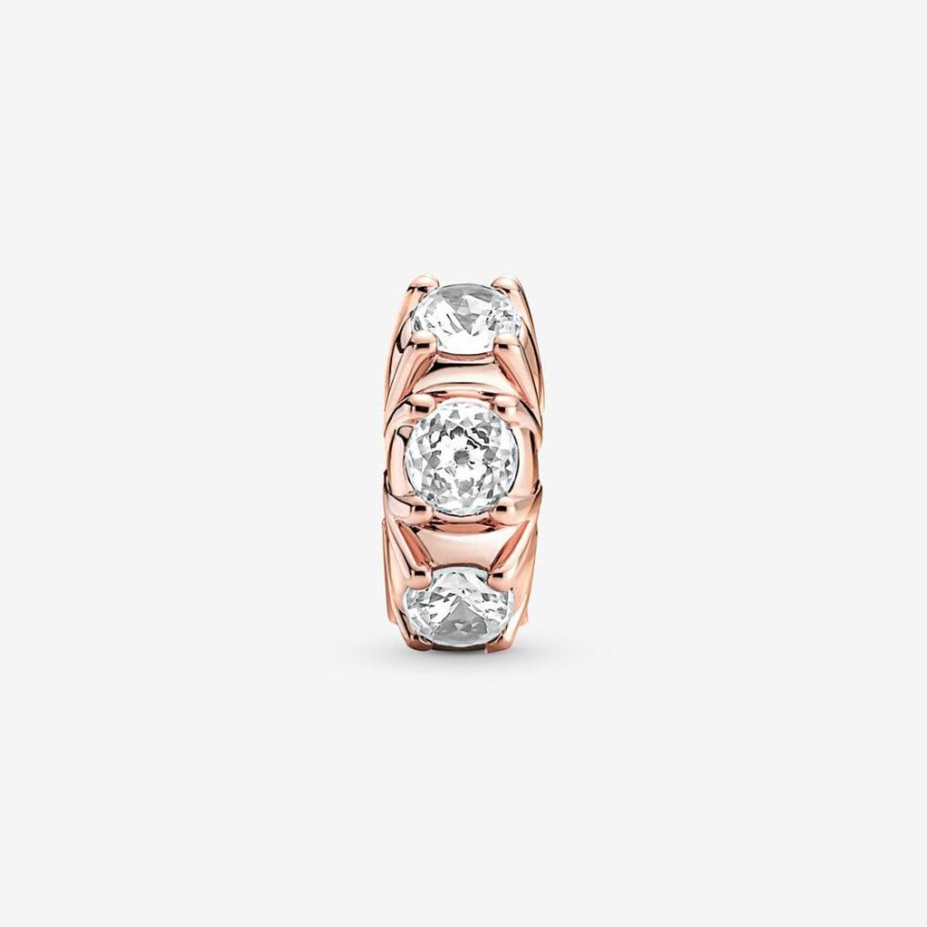 PANDORA : Long Pronged Sparkling Clip Charm - Image 4