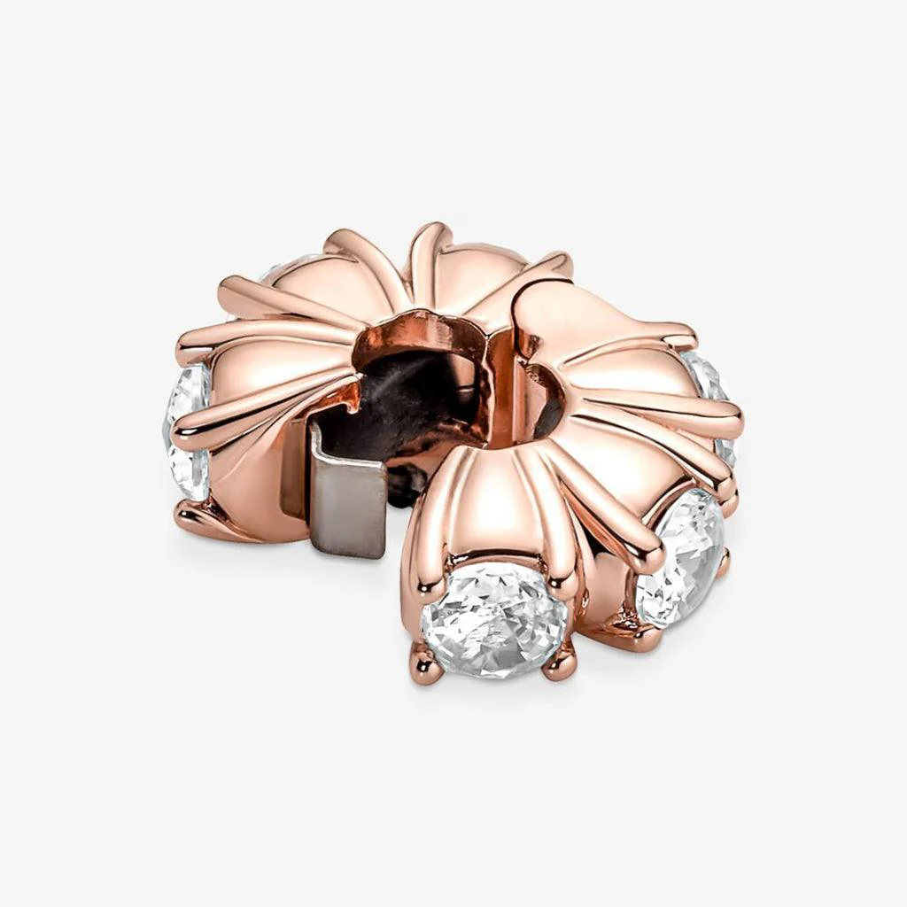 PANDORA : Long Pronged Sparkling Clip Charm - Image 5