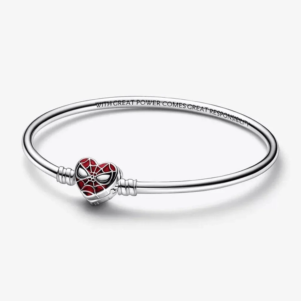 PANDORA : Marvel Spider-Man Mask Clasp Bangle