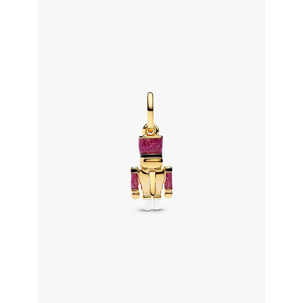 PANDORA : Moveable Nutcracker Dangle Charm - Gold - Image 3