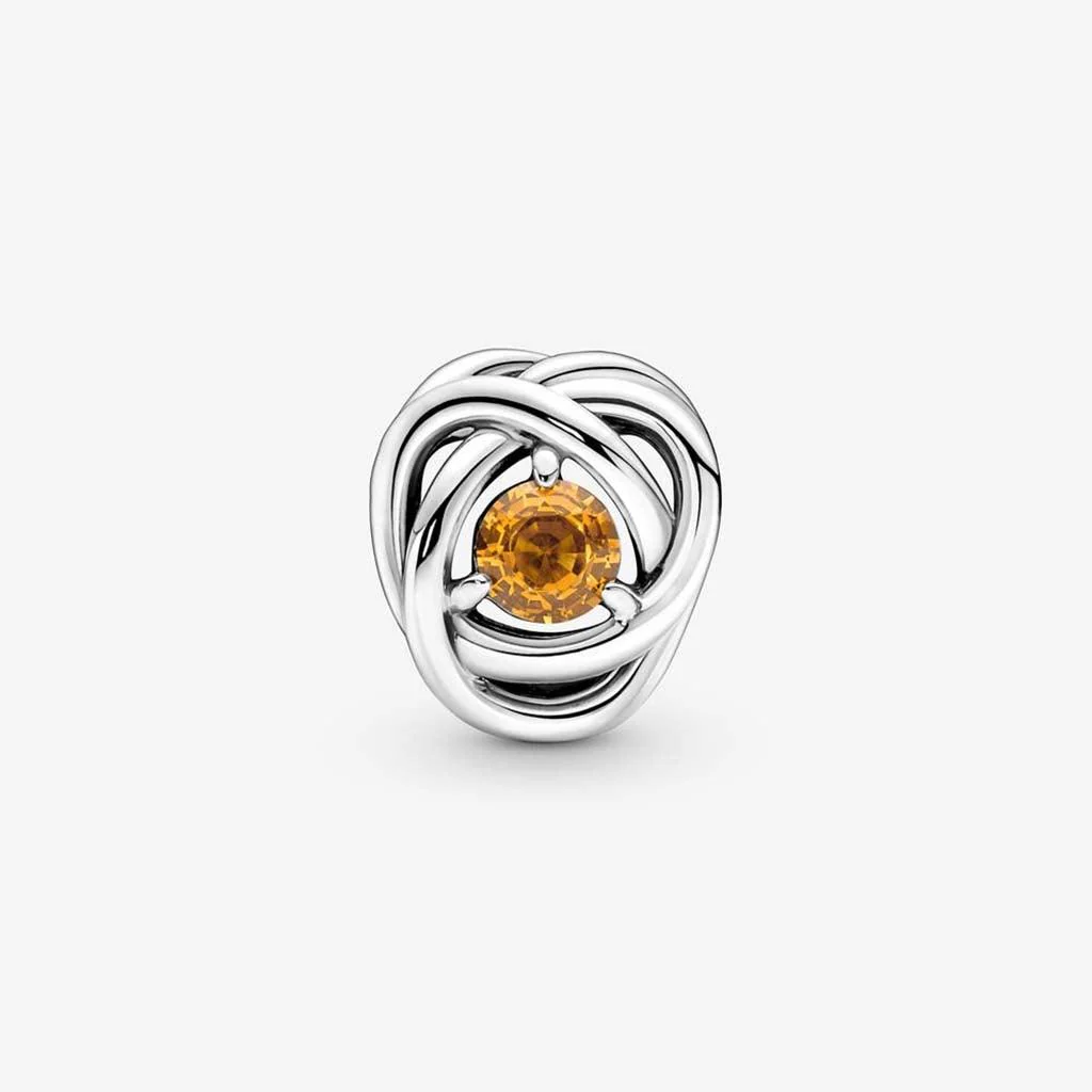 PANDORA : November Circle Charm - Honey Eternity - Image 2