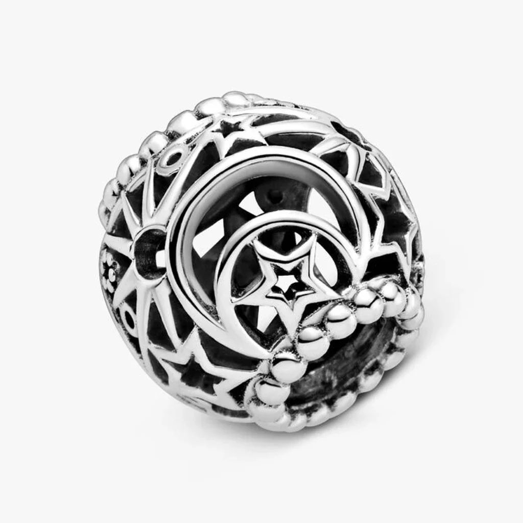 PANDORA : Openwork Sun, Stars & Moon Charm