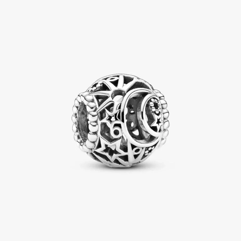 PANDORA : Openwork Sun, Stars & Moon Charm - Image 4