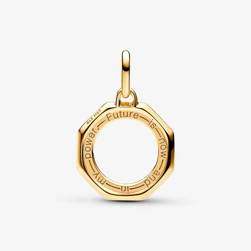 PANDORA : Pandora ME Rainbow Medallion Charm- Gold - Image 2