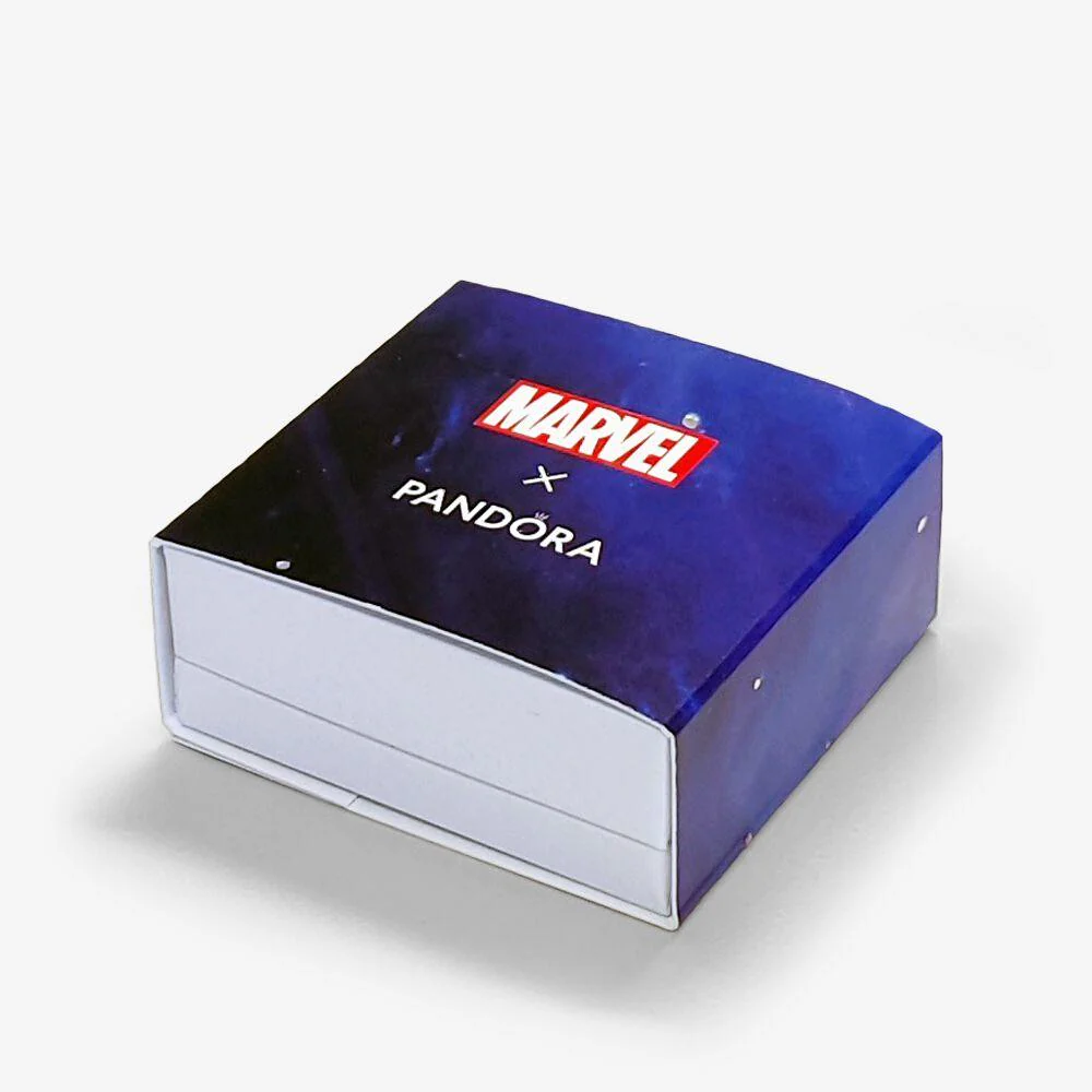 PANDORA : Pandora Moments Marvel The Avengers Logo Clasp Snake Chain Bracelet - Image 7