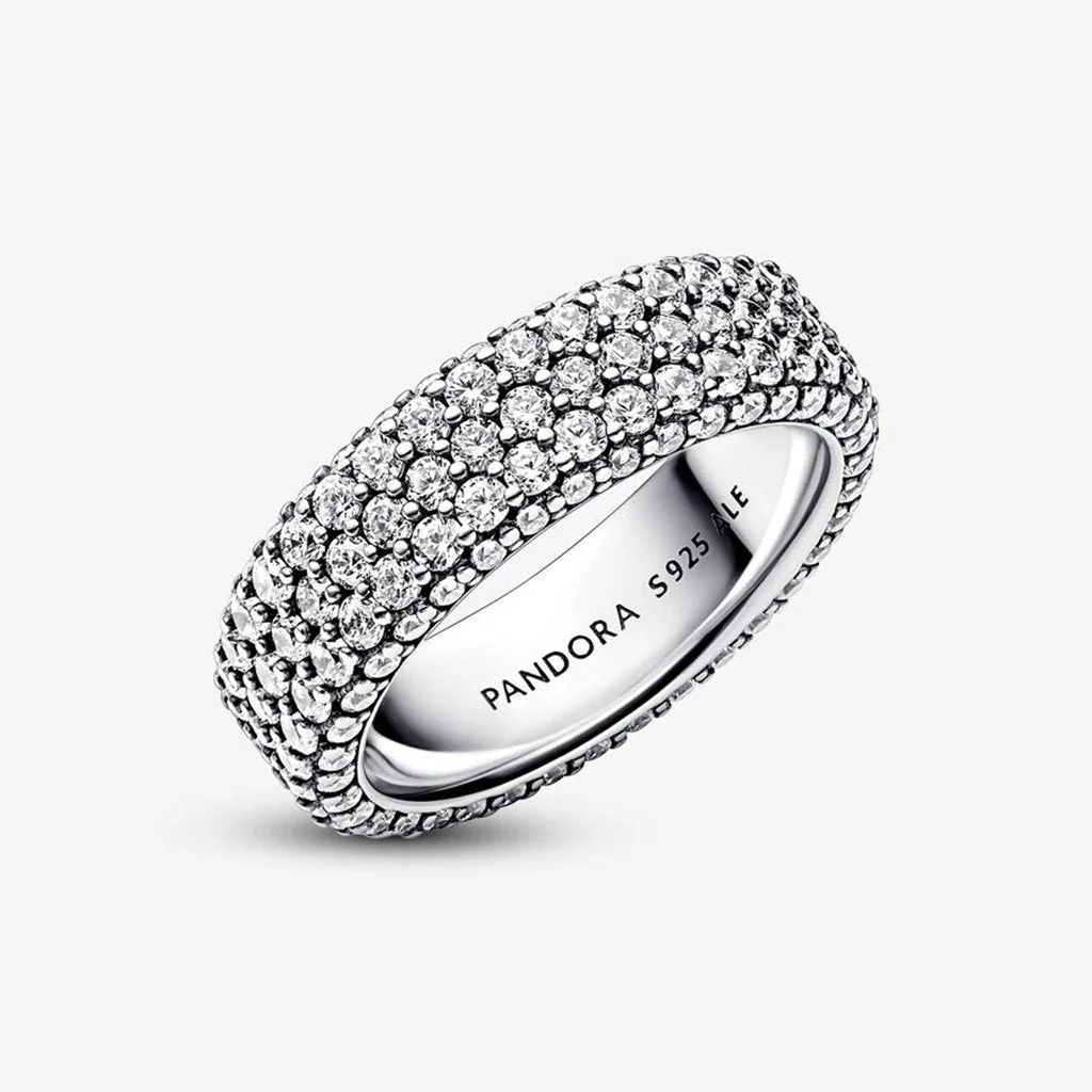 PANDORA : Pandora Timeless Pavé Triple-row Ring - Image 5