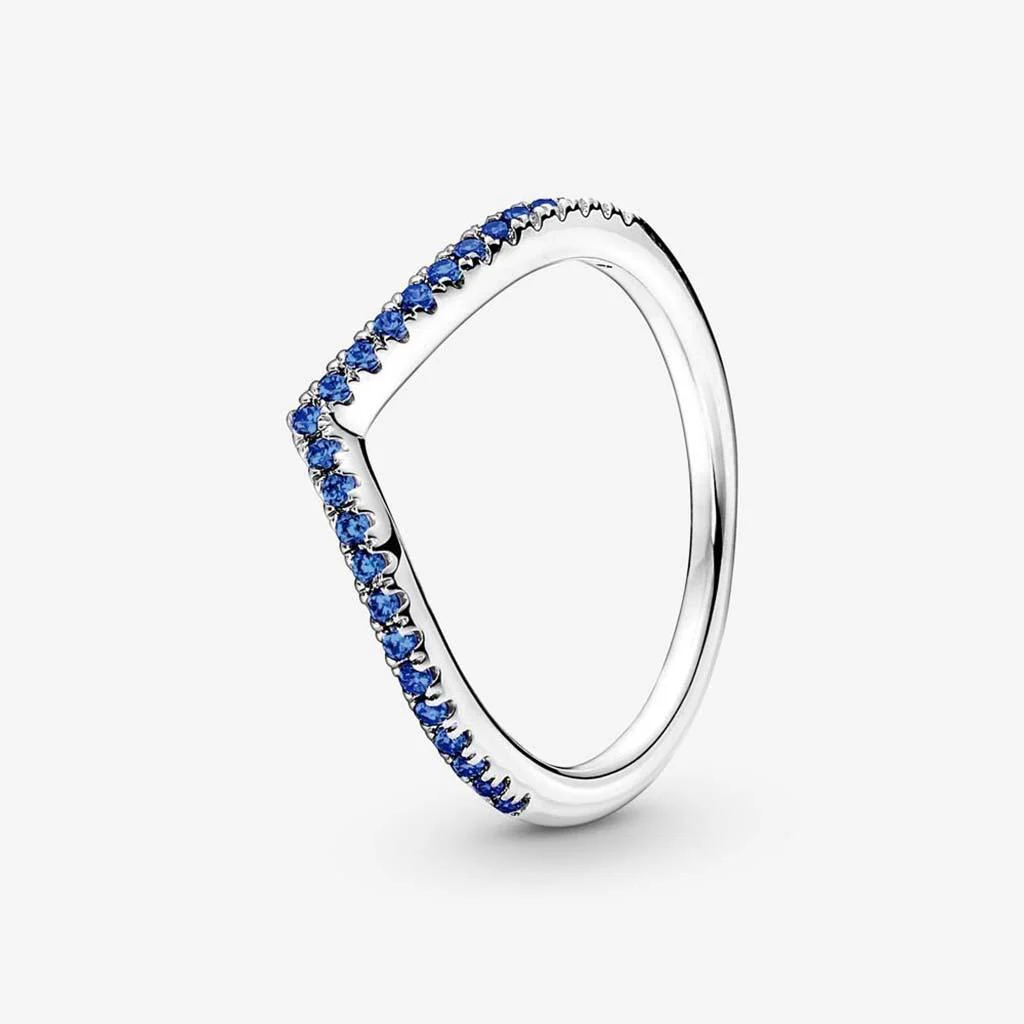 PANDORA : Pandora Timeless Wish Sparkling Blue Ring