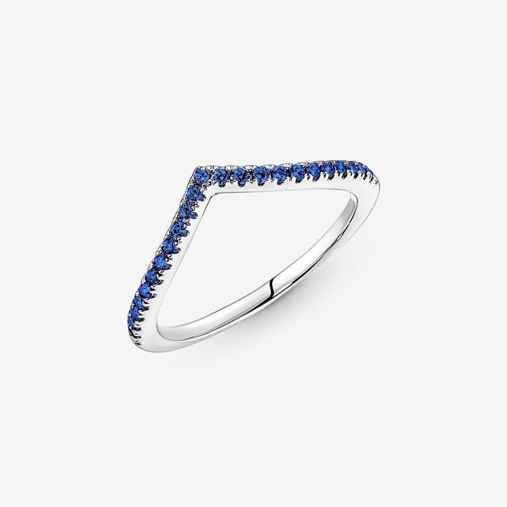 PANDORA : Pandora Timeless Wish Sparkling Blue Ring - Image 2