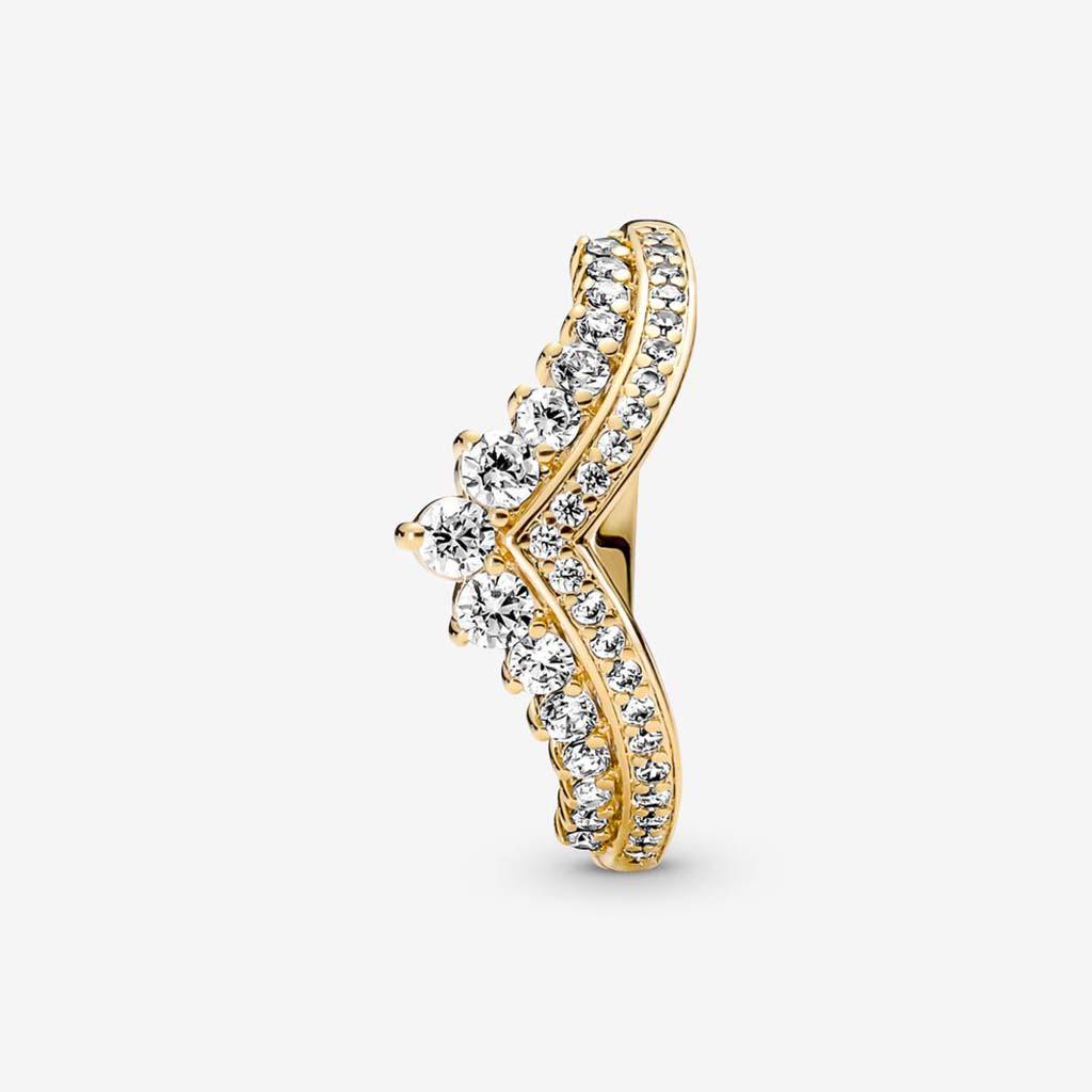 PANDORA : Pandora Timeless Wish Tiara Ring - Gold Plated - Image 4