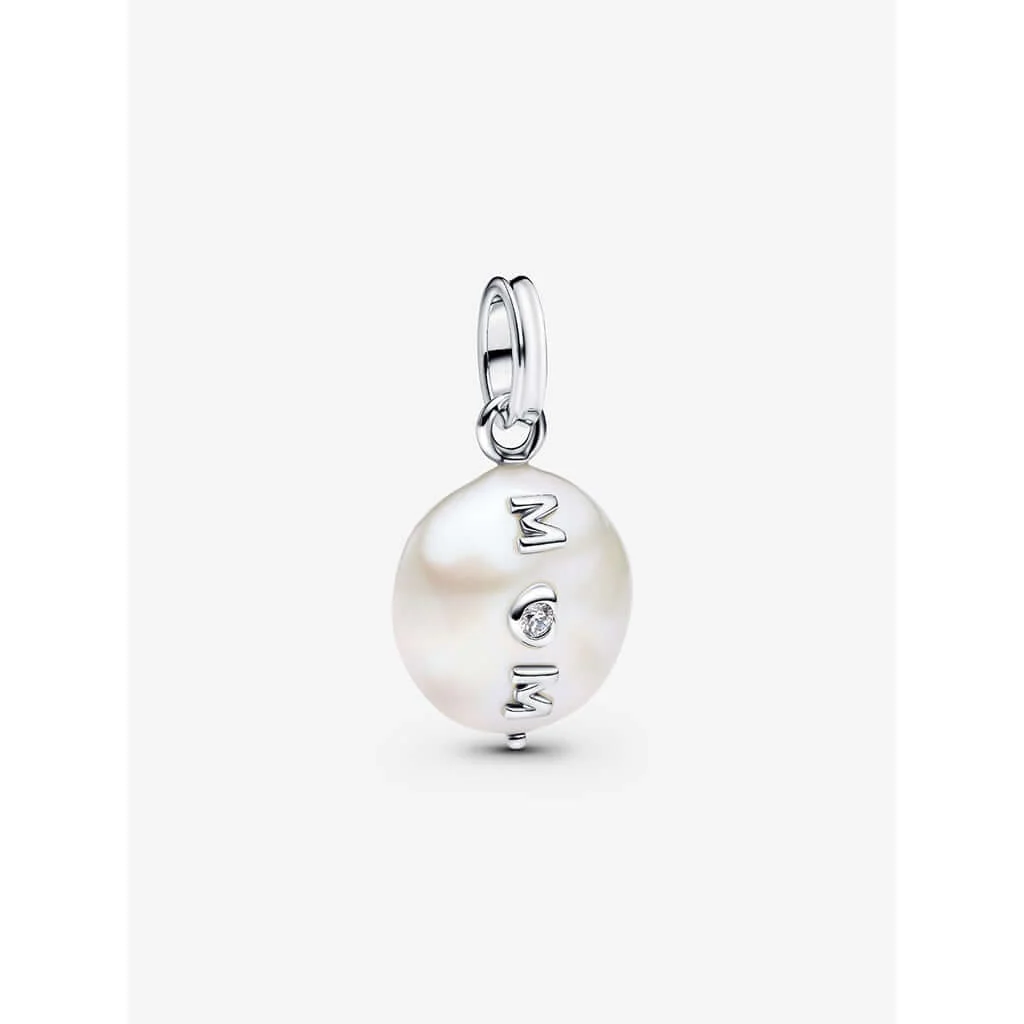 PANDORA : Pearl Mom Dangle Charm