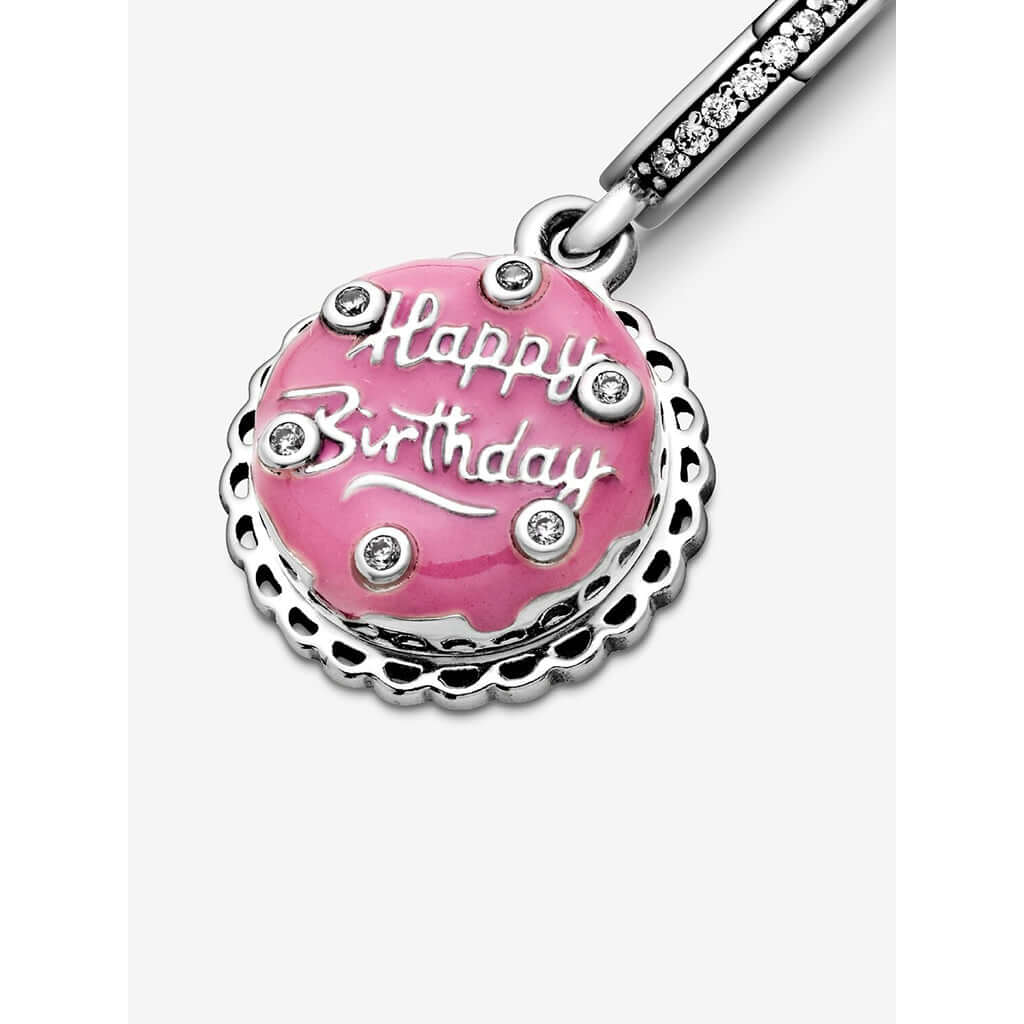 PANDORA : Pink Birthday Cake Dangle Charm - Image 5