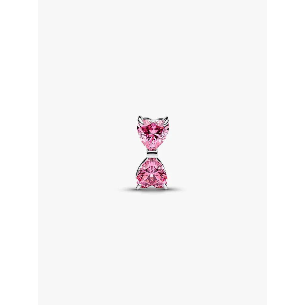 PANDORA : Pink Bow Charm - Image 4