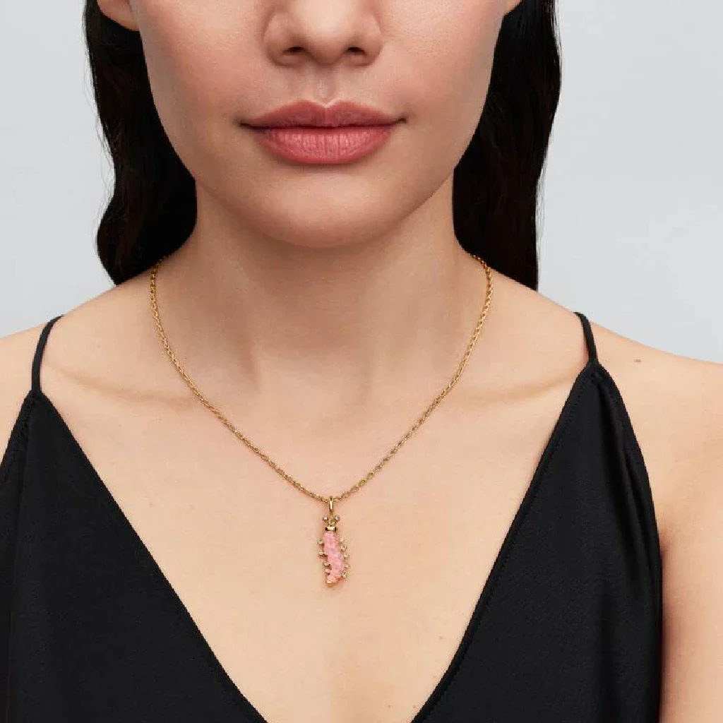 Pandora : Pink Caterpillar Charm - Image 5