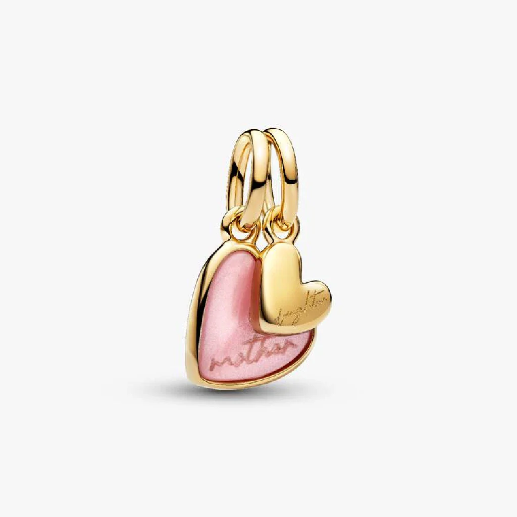 Pandora : Pink Mother & Daughter Splittable Dangle Charm