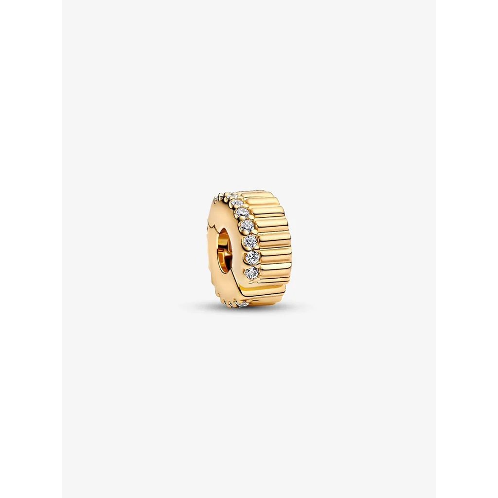 PANDORA : Ribbed Clip Charm