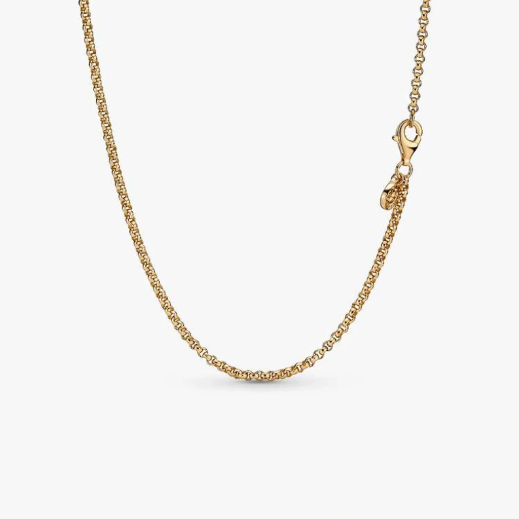 Pandora : Rolo 14k Gold Plating Chain Necklace - Image 2