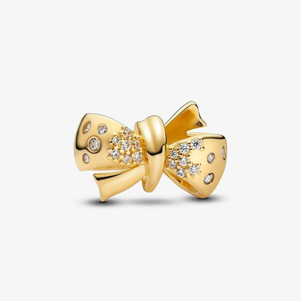 PANDORA : Sparkling Bow Charm