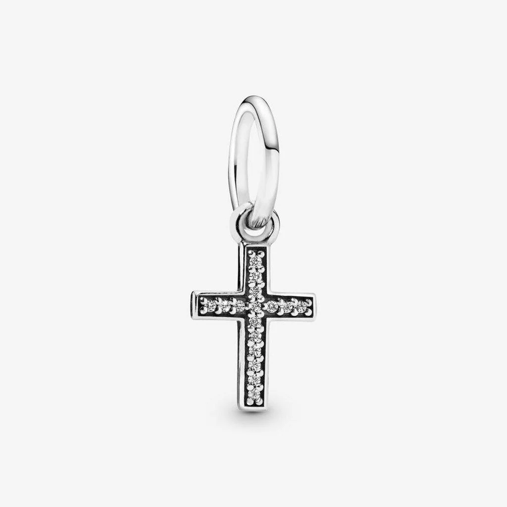 PANDORA : Sparkling Cross Dangle Charm