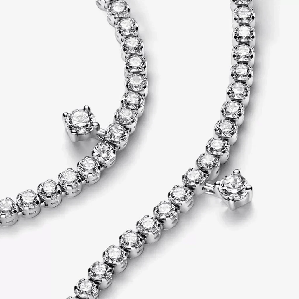PANDORA : Sparkling Drops Tennis Bracelet - Image 4