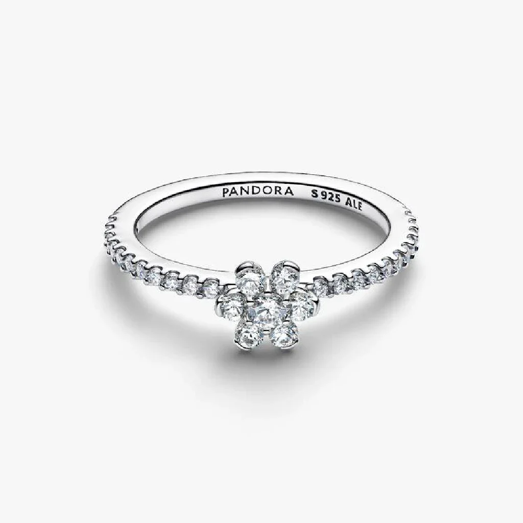 Pandora : Sparkling Flower Ring - Image 2