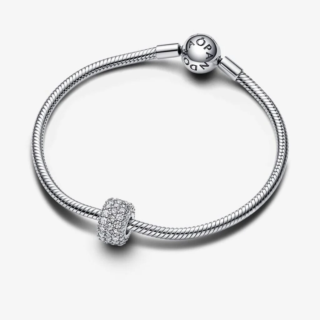 PANDORA : Sparkling Pavé Triple-row Charm - Image 4