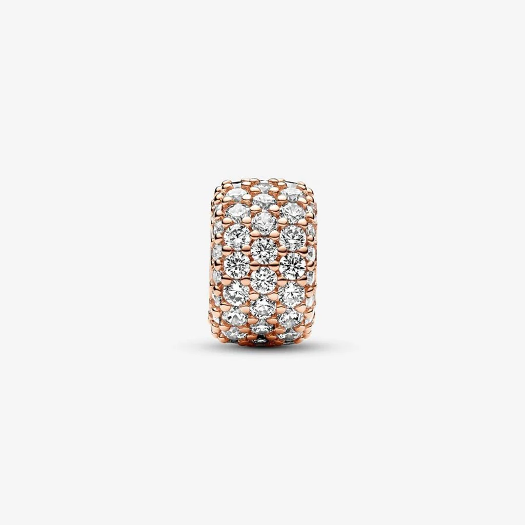 PANDORA : Sparkling Pavé Triple-row Charm - Image 2