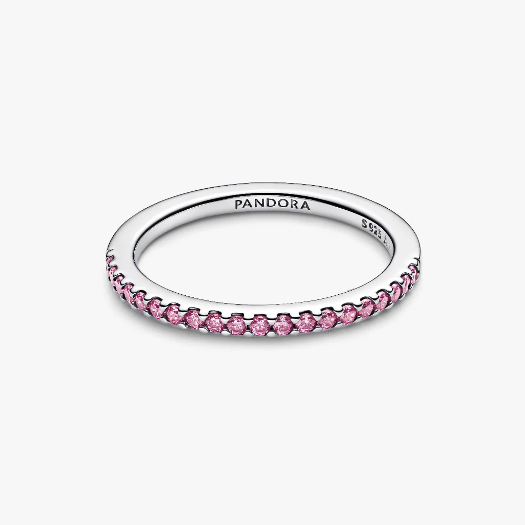 PANDORA : Sparkling Pink Band Ring