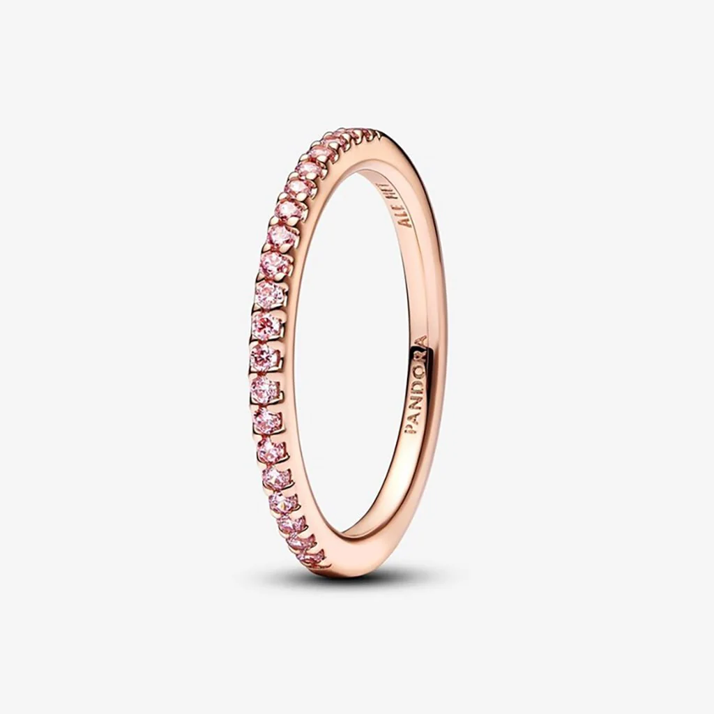 PANDORA : Sparkling Pink Band Ring