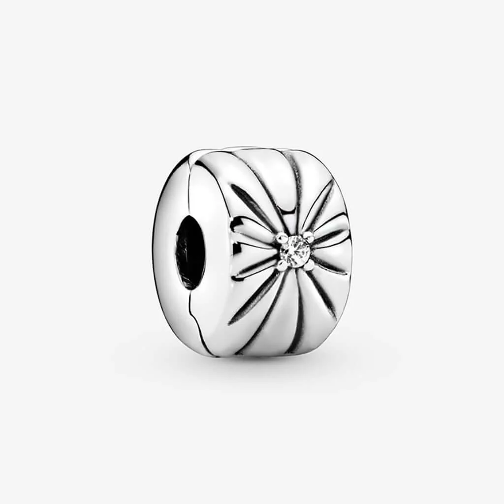 PANDORA : Sparkling Sunburst Clip Charm