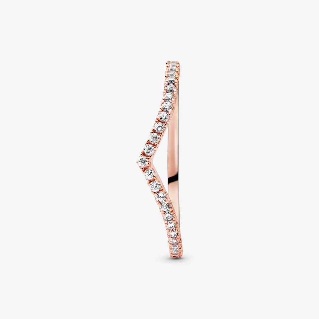 PANDORA : Sparkling Wishbone Ring - Image 4