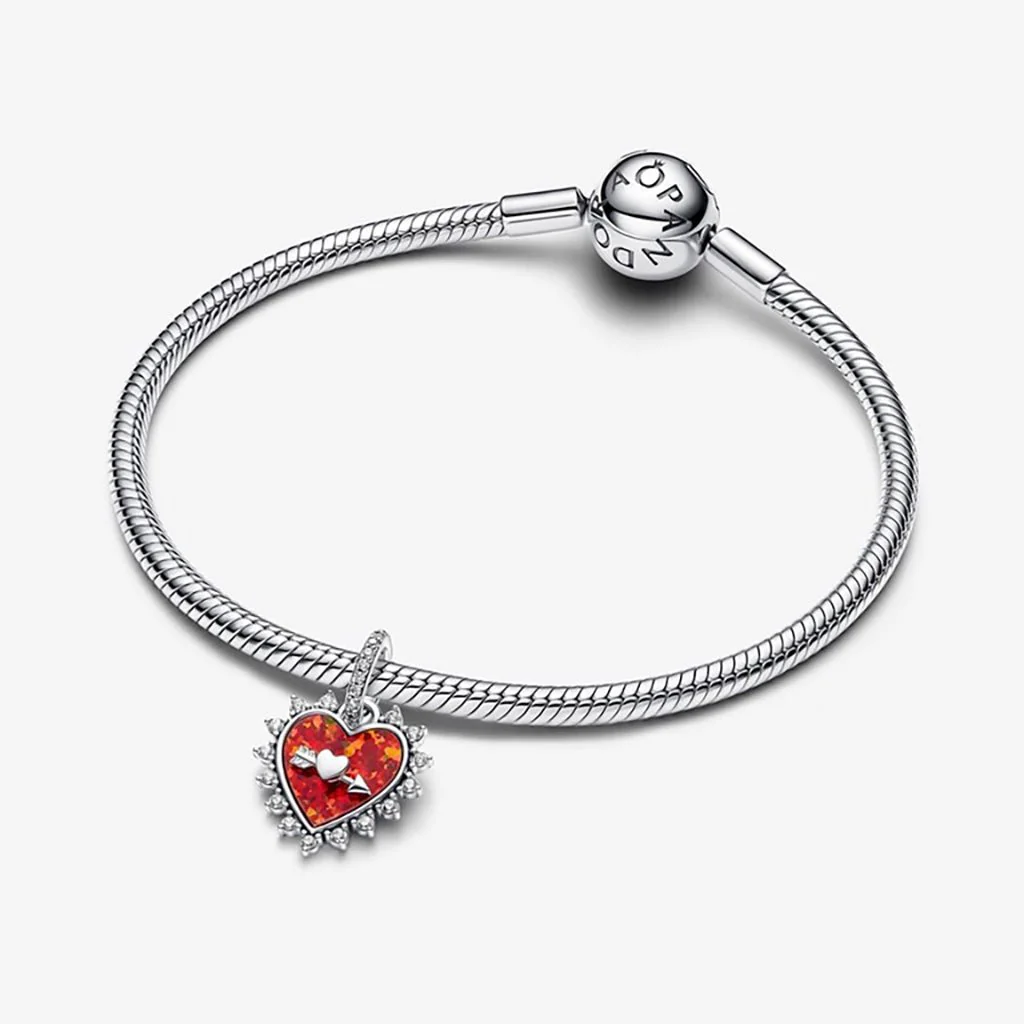 PANDORA : Spinnable Arrow Heart Dangle Charm - Image 4