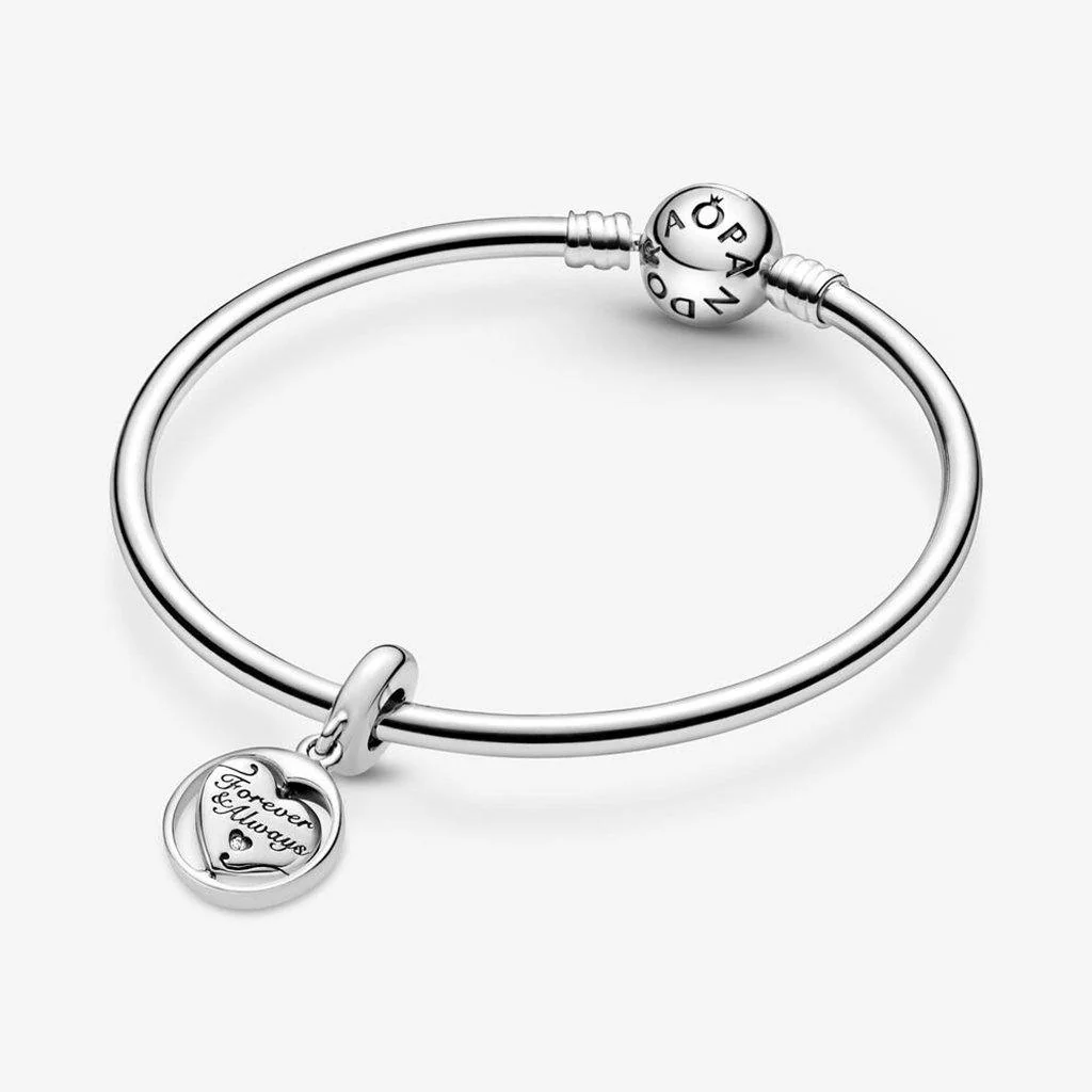 PANDORA : Spinning Forever & Always Soulmate Dangle Charm - Image 5