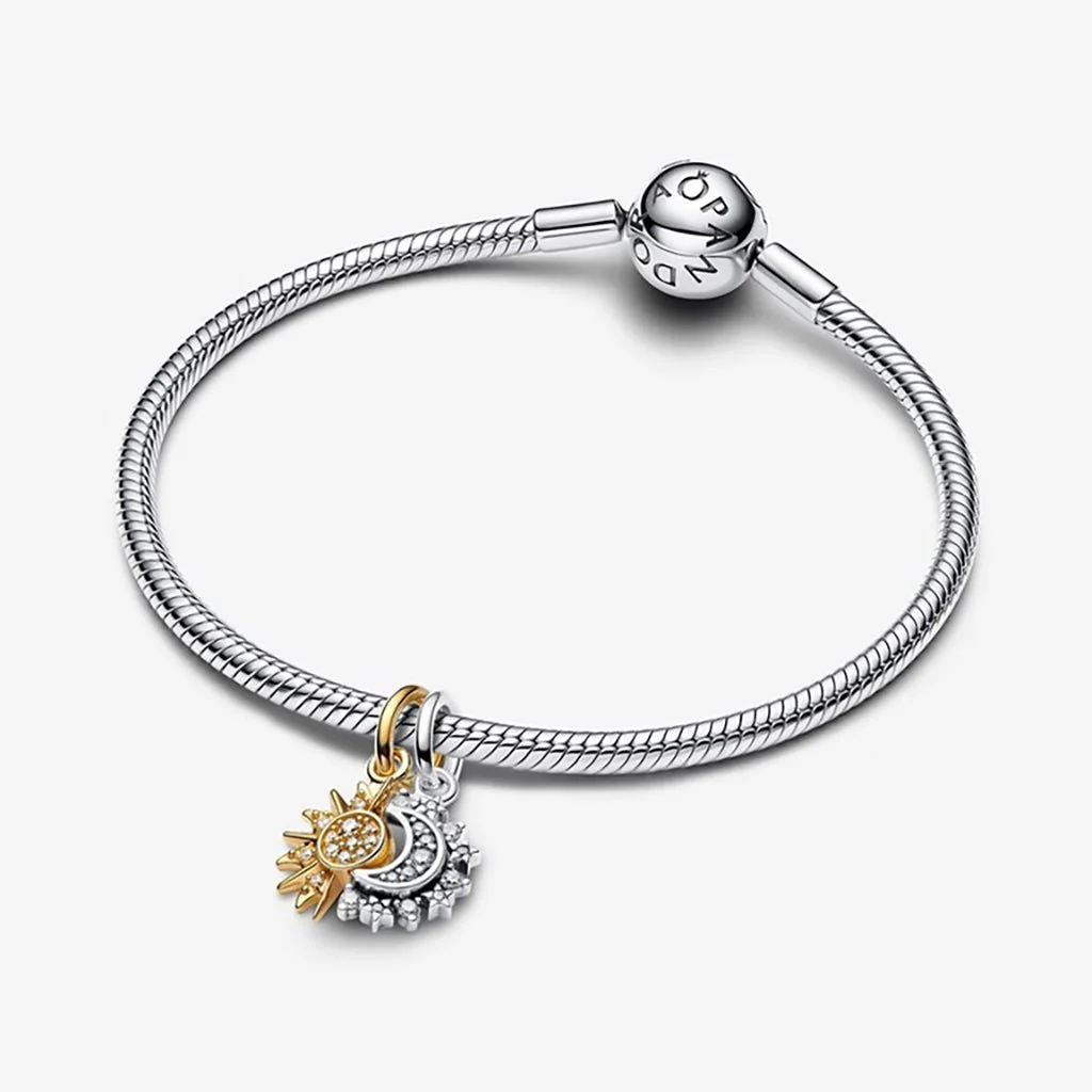 PANDORA : Splittable Sun & Moon Dangle Charm - Image 4