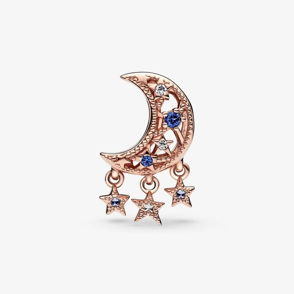 PANDORA : Star & Crescent Moon Charm - Image 2